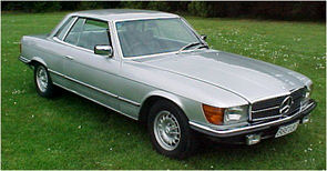 Silver 1979 Mercedes Bens 280 SLC