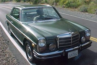 1973 Mercedes Benz 114 chassis 250 Coupe